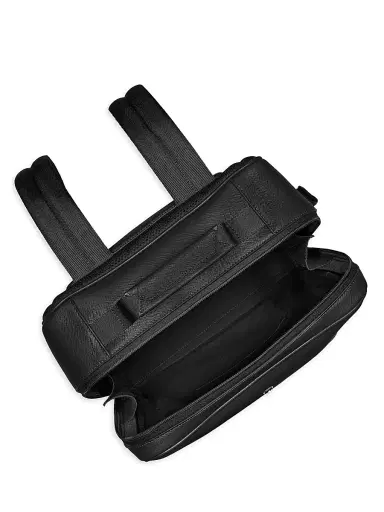 Montblanc Men's Sartorial Leather Backpack - Black | Thumbnail 5 Montblanc Men's Sartorial Leather Backpack - Black | Thumbnail 5
