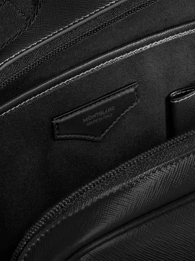 Montblanc Men's Sartorial Leather Backpack - Black | Thumbnail 8 Montblanc Men's Sartorial Leather Backpack - Black | Thumbnail 8