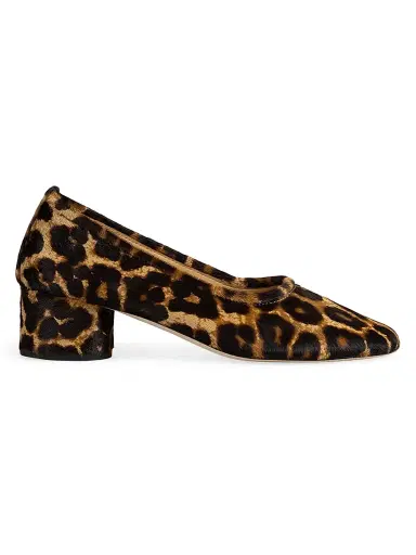 Dear Frances Women's Balla 45MM Leopard-Print Calf Hair Pumps | Thumbnail 1 Dear Frances Women's Balla 45MM Leopard-Print Calf Hair Pumps | Thumbnail 1