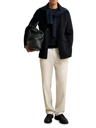 Reiss Men's Tamworth Wool-Blend Double-Face Jacket | Thumbnail 2 Reiss Men's Tamworth Wool-Blend Double-Face Jacket | Thumbnail 2