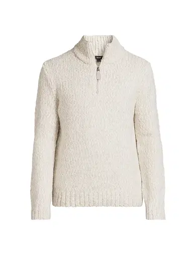 Reiss Men's Seb Half-Zip Sweater | Thumbnail 1 Reiss Men's Seb Half-Zip Sweater | Thumbnail 1