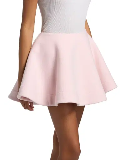 Ganni Women's Peacoat Wool Miniskirt - Ballerina | Thumbnail 4 Ganni Women's Peacoat Wool Miniskirt - Ballerina | Thumbnail 4