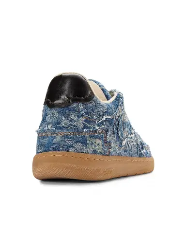 Ganni Women's Tapestry Denim Low-Top Sneakers - Mid Blue Vintage | Thumbnail 3 Ganni Women's Tapestry Denim Low-Top Sneakers - Mid Blue Vintage | Thumbnail 3