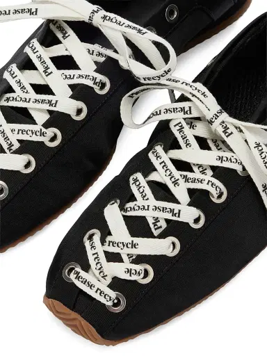 Ganni Women's Lace-Up Ballet Flats - Black - Size 10 | Thumbnail 3 Ganni Women's Lace-Up Ballet Flats - Black - Size 10 | Thumbnail 3