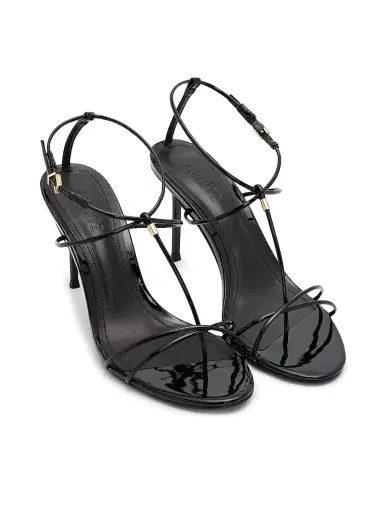 Schutz Women's Jules 90MM Leather Sandals - Black | Thumbnail 2 Schutz Women's Jules 90MM Leather Sandals - Black | Thumbnail 2