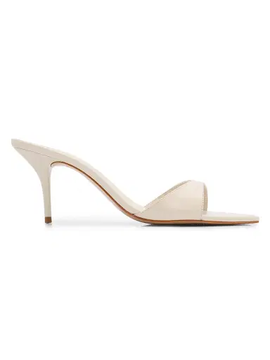 Schutz Women's Elodie 75MM Leather Sandals - Sugar White | Thumbnail 1 Schutz Women's Elodie 75MM Leather Sandals - Sugar White | Thumbnail 1
