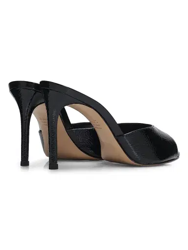 Schutz Women's Cloe 0MM Patent Leather Sandals - Black | Thumbnail 3 Schutz Women's Cloe 0MM Patent Leather Sandals - Black | Thumbnail 3