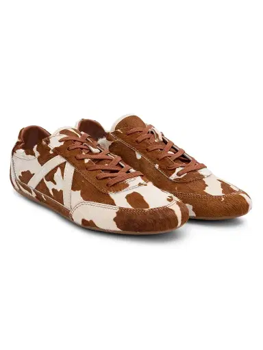 Schutz Women's Eight Cow-Print Calf Hair Sneakers | Thumbnail 2 Schutz Women's Eight Cow-Print Calf Hair Sneakers | Thumbnail 2
