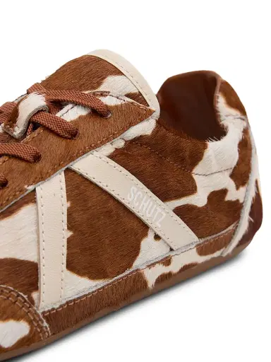 Schutz Women's Eight Cow-Print Calf Hair Sneakers | Thumbnail 5 Schutz Women's Eight Cow-Print Calf Hair Sneakers | Thumbnail 5