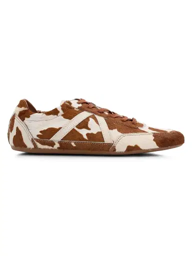 Schutz Women's Eight Cow-Print Calf Hair Sneakers | Thumbnail 1 Schutz Women's Eight Cow-Print Calf Hair Sneakers | Thumbnail 1