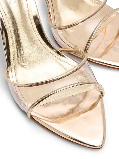 Schutz Women's Elodie Vinyl 75MM Leather Slip-On Sandals - Transparent Platina | Thumbnail 6 Schutz Women's Elodie Vinyl 75MM Leather Slip-On Sandals - Transparent Platina | Thumbnail 6