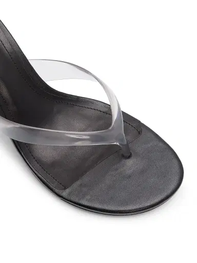 Schutz Women's Roslyn 75MM Slip-On Sandals - Black | Thumbnail 6 Schutz Women's Roslyn 75MM Slip-On Sandals - Black | Thumbnail 6