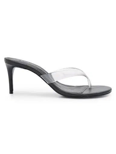 Schutz Women's Roslyn 75MM Slip-On Sandals - Black | Thumbnail 1 Schutz Women's Roslyn 75MM Slip-On Sandals - Black | Thumbnail 1