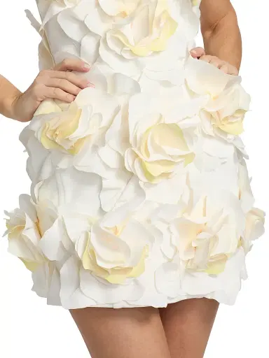 Acler Women's Jackhill 3D Floral Minidress - | Thumbnail 6 Acler Women's Jackhill 3D Floral Minidress - | Thumbnail 6