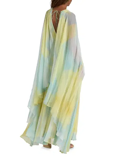 Acler Women's Anslow Pleated Maxi Dress - Lemon Mist | Thumbnail 5 Acler Women's Anslow Pleated Maxi Dress - Lemon Mist | Thumbnail 5