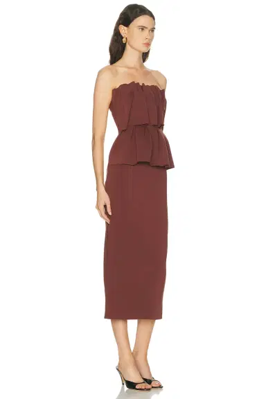House of Dagmar Sculpted Midi Dress | Thumbnail 2 House of Dagmar Sculpted Midi Dress | Thumbnail 2