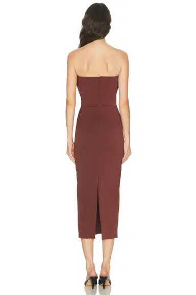 House of Dagmar Sculpted Midi Dress | Thumbnail 3 House of Dagmar Sculpted Midi Dress | Thumbnail 3