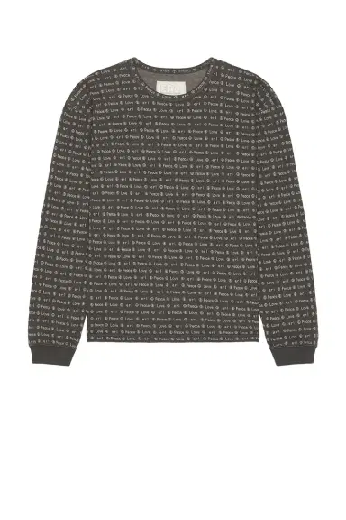 ERL Unisex Jacquard Long Sleeve Tee Knit | Thumbnail 4 ERL Unisex Jacquard Long Sleeve Tee Knit | Thumbnail 4