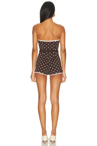 Rowen Rose Bustier Mini Romper | Thumbnail 3 Rowen Rose Bustier Mini Romper | Thumbnail 3