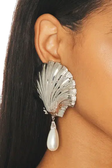 Rowen Rose Shell Earrings | Thumbnail 2 Rowen Rose Shell Earrings | Thumbnail 2