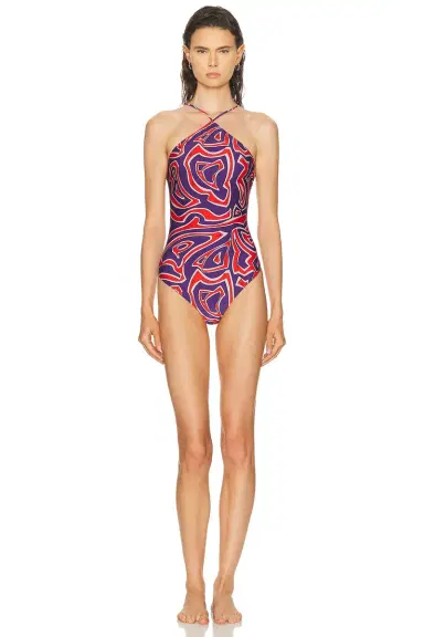 Pucci Costume One Piece Swimsuit | Thumbnail 1 Pucci Costume One Piece Swimsuit | Thumbnail 1