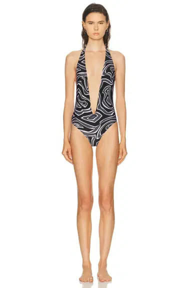 Pucci Costume One Piece Swimsuit | Thumbnail 2 Pucci Costume One Piece Swimsuit | Thumbnail 2