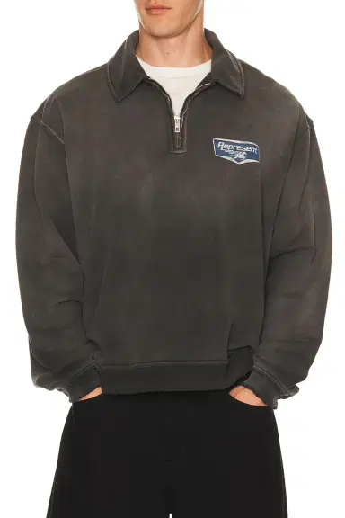 Represent Nothing Faster Quarter Zip Pullover | Thumbnail 4 Represent Nothing Faster Quarter Zip Pullover | Thumbnail 4