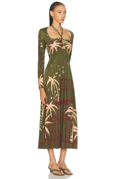 Johanna Ortiz Eternal Tropical Ankle Dress | Thumbnail 2 Johanna Ortiz Eternal Tropical Ankle Dress | Thumbnail 2