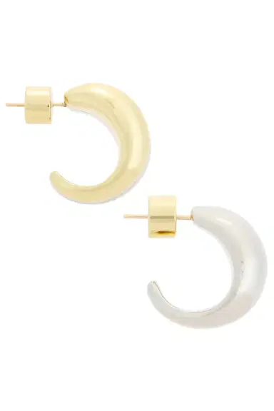 Jennifer Fisher Chavez Micro Huggie Earrings | Thumbnail 2 Jennifer Fisher Chavez Micro Huggie Earrings | Thumbnail 2