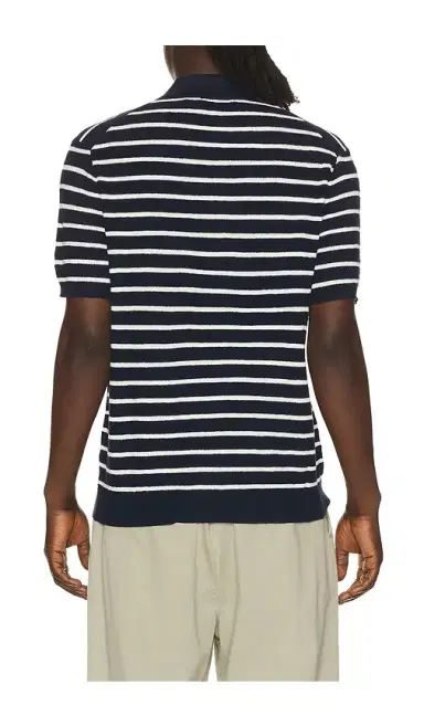 Polo Ralph Lauren Cotton Blend Textured 3 Button Placket Short Sleeve Polo Sweater | Thumbnail 2 Polo Ralph Lauren Cotton Blend Textured 3 Button Placket Short Sleeve Polo Sweater | Thumbnail 2