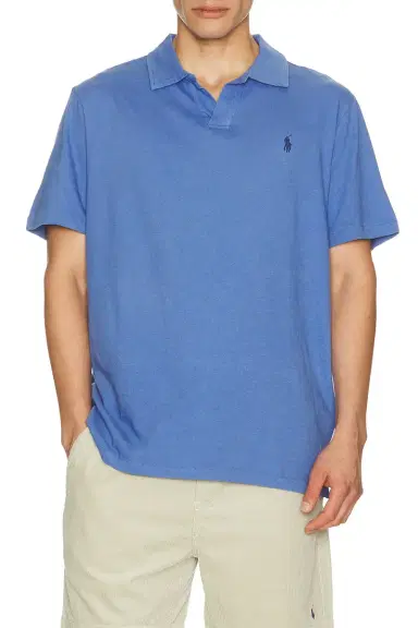 Polo Ralph Lauren Short Sleeve Johnny Collar Polo | Thumbnail 3 Polo Ralph Lauren Short Sleeve Johnny Collar Polo | Thumbnail 3