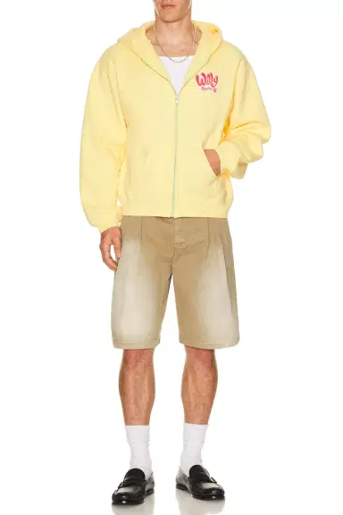 Willy Chavarria Willy Ropita Shrunken Zip-Through Hoodie | Thumbnail 4 Willy Chavarria Willy Ropita Shrunken Zip-Through Hoodie | Thumbnail 4