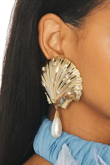 Rowen Rose Shell Earrings | Thumbnail 2 Rowen Rose Shell Earrings | Thumbnail 2