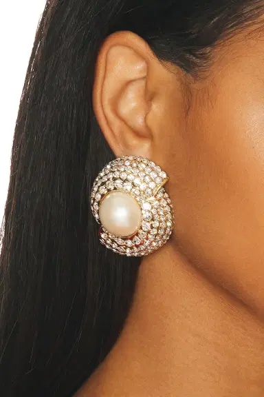 Rowen Rose Oversized Earrings | Thumbnail 2 Rowen Rose Oversized Earrings | Thumbnail 2