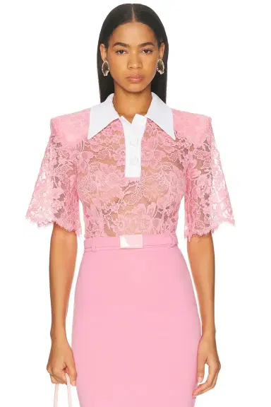 Rowen Rose Polo Bodysuit | Thumbnail 1 Rowen Rose Polo Bodysuit | Thumbnail 1