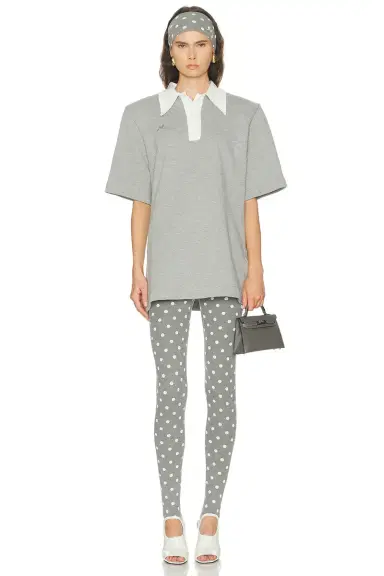 Rowen Rose Oversized Polo Top | Thumbnail 4 Rowen Rose Oversized Polo Top | Thumbnail 4