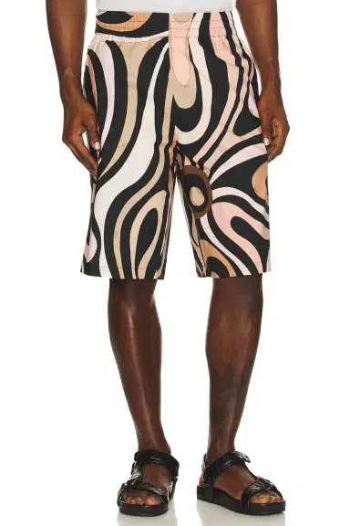 PUCCI Cotton Popline Shorts | Thumbnail 1 PUCCI Cotton Popline Shorts | Thumbnail 1