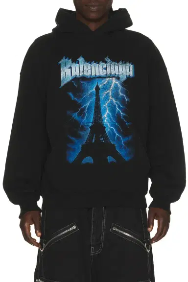 Balenciaga Medium Fit Hoodie | Thumbnail 1 Balenciaga Medium Fit Hoodie | Thumbnail 1