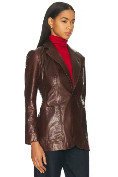 Polo Ralph Lauren Leather Blazer | Thumbnail 2 Polo Ralph Lauren Leather Blazer | Thumbnail 2