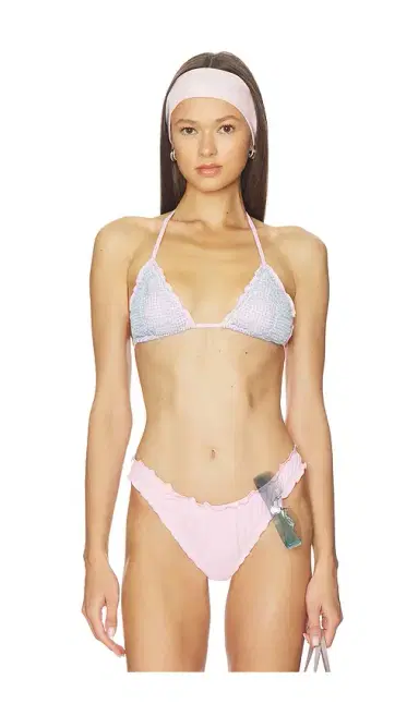 Frankies Bikinis Isla Chiffon Bikini Top | Thumbnail 1 Frankies Bikinis Isla Chiffon Bikini Top | Thumbnail 1
