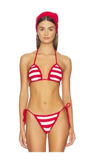 Frankies Bikinis Nick Crochet Top | Thumbnail 1 Frankies Bikinis Nick Crochet Top | Thumbnail 1