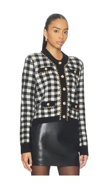 Generation Love Selma Houndstooth Cardigan | Thumbnail 2 Generation Love Selma Houndstooth Cardigan | Thumbnail 2