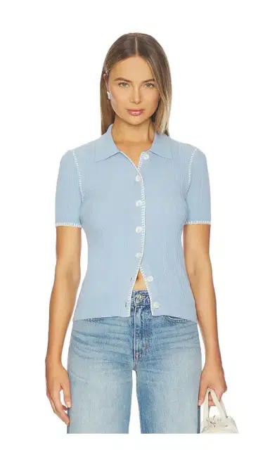 Rag & Bone Harper Short Sleeve Cardigan | Thumbnail 1 Rag & Bone Harper Short Sleeve Cardigan | Thumbnail 1