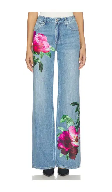 Alice + Olivia Alice + Olivia Chic Full Length Jean | Thumbnail 1 Alice + Olivia Alice + Olivia Chic Full Length Jean | Thumbnail 1