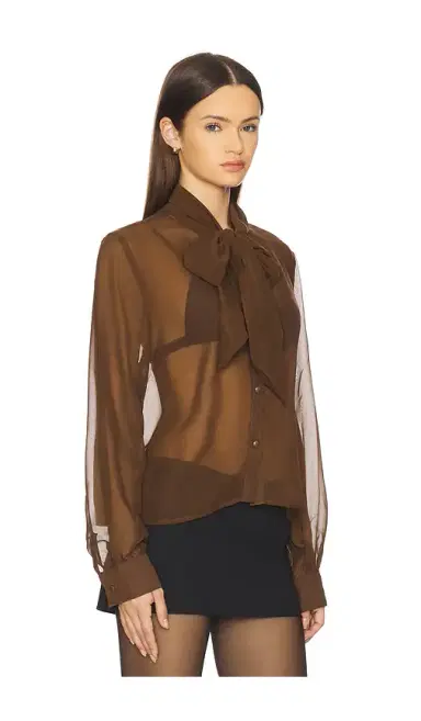 MORE TO COME x Emma Leger Cinrella Sheer Top | Thumbnail 2 MORE TO COME x Emma Leger Cinrella Sheer Top | Thumbnail 2