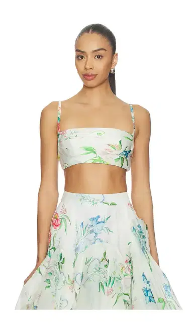 LA FUORI Petal Cascade Bralette Top | Thumbnail 1 LA FUORI Petal Cascade Bralette Top | Thumbnail 1