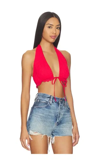 NIA x REVOLVE Eyelet Halter Top | Thumbnail 2 NIA x REVOLVE Eyelet Halter Top | Thumbnail 2