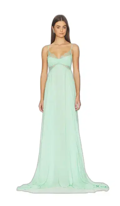 Blumarine Georgette Plisse Dress | Thumbnail 1 Blumarine Georgette Plisse Dress | Thumbnail 1