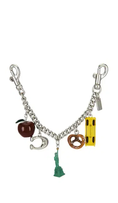 Coach New York Motif Chain Bag Charm | Thumbnail 2 Coach New York Motif Chain Bag Charm | Thumbnail 2