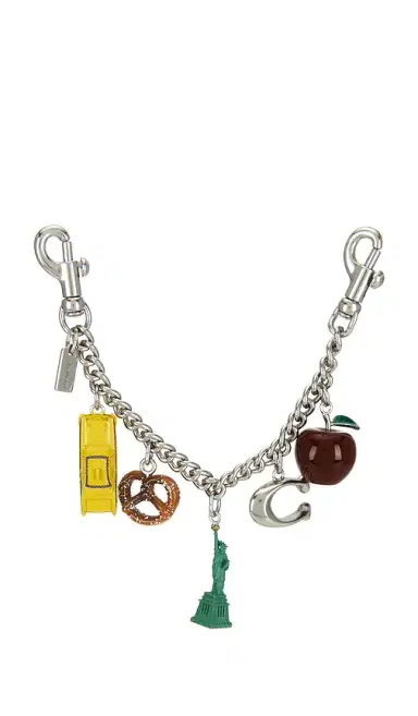 Coach New York Motif Chain Bag Charm | Thumbnail 1 Coach New York Motif Chain Bag Charm | Thumbnail 1